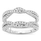 14K 0.50CT Diamond RING GUARD