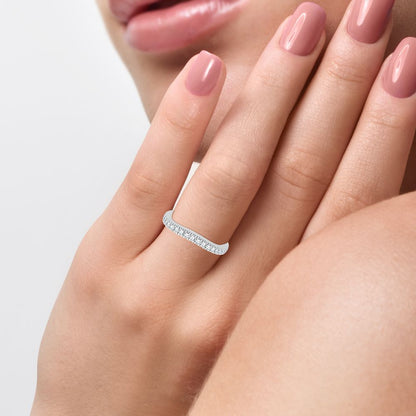 14K 0.33CT Diamond Band