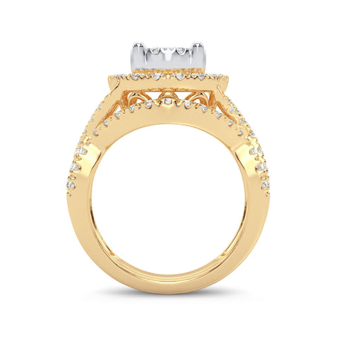 14K 1.50ct Diamond Bridal Ring