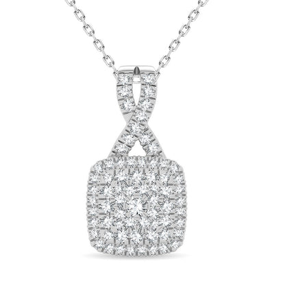 14K 0.50CT Diamond Pendant