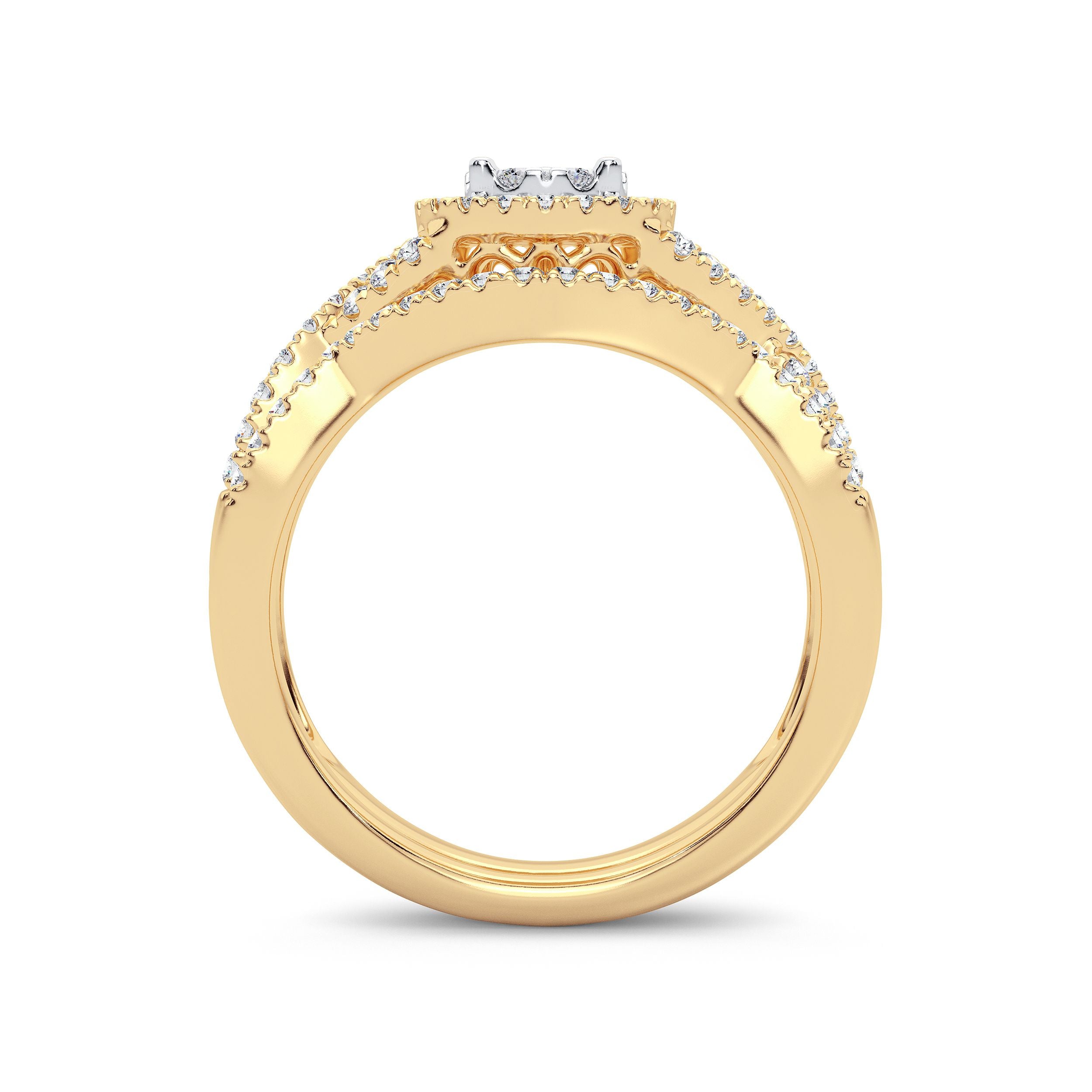 14K 0.50ct Diamond Bridal Ring