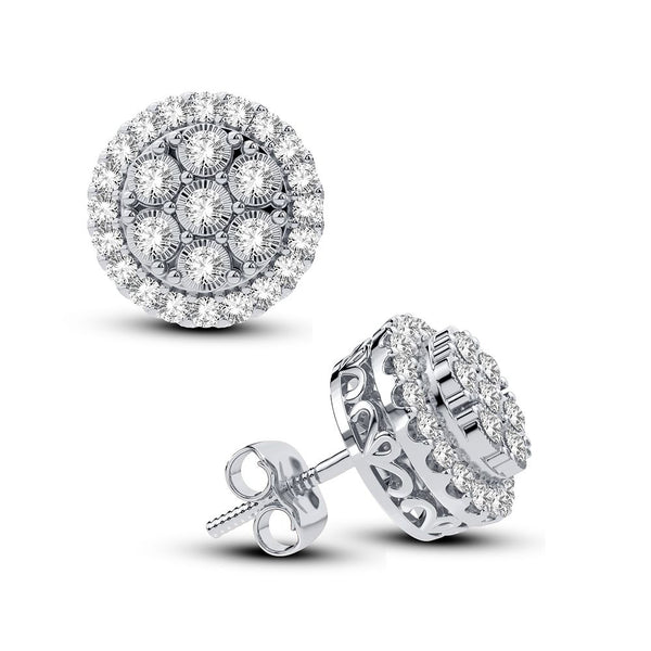 14K 1.00CT Diamond Earring