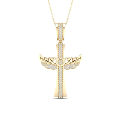 10K 0.43CT Diamond Pendant