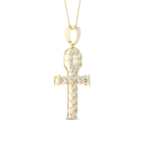 10K 0.70CT Diamond Pendant