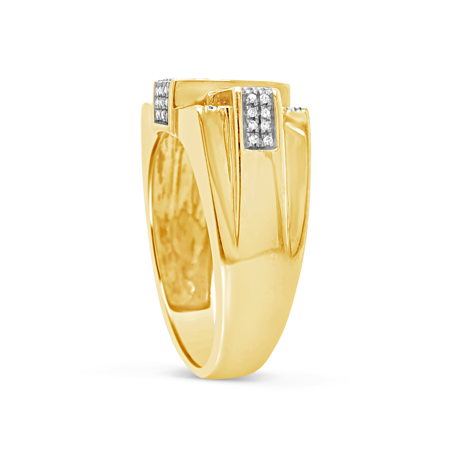 Diamond Ring .35 CTW Round Cut 10K Yellow Gold