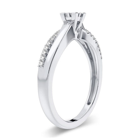 10K 0.15CT Diamond Ring