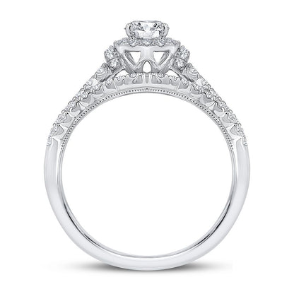 14K 1.00CT DIAMOND BRIDAL RING