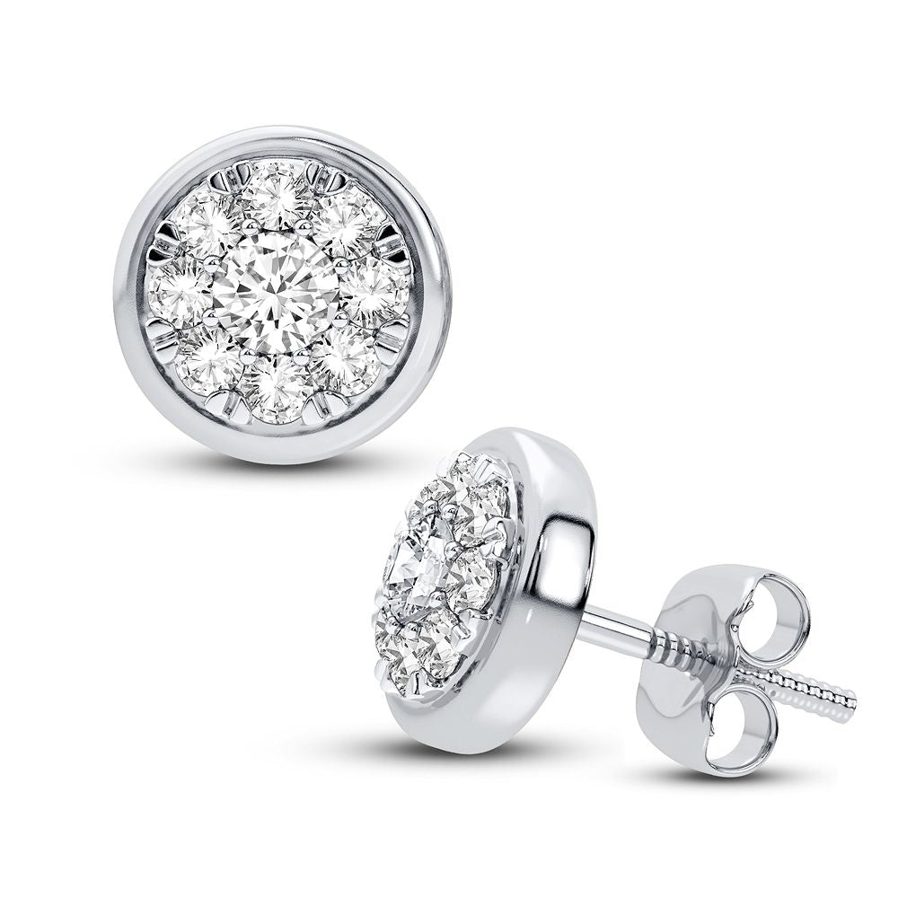 14K 0.25CT DIAMOND EARRING
