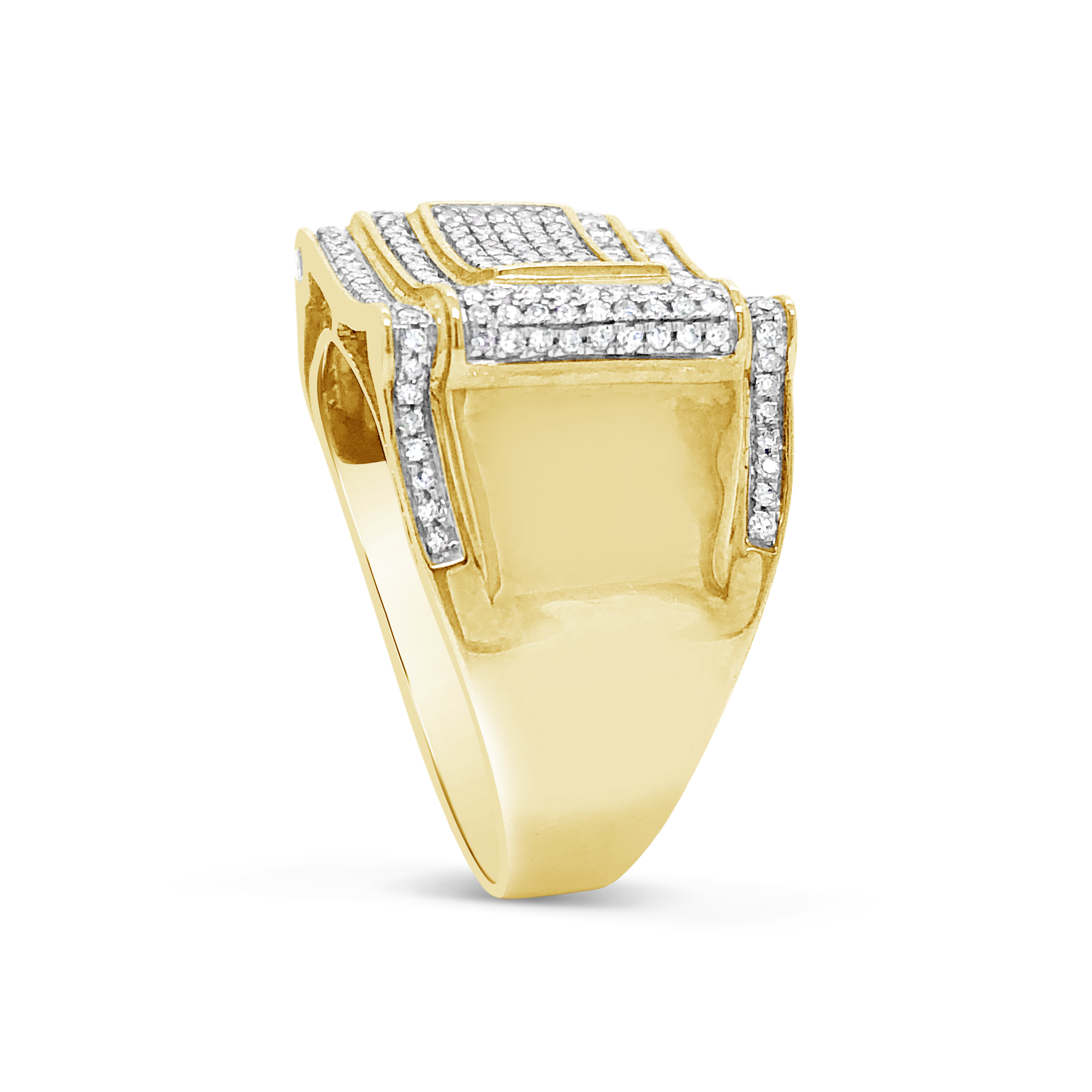 Diamond Ring .75 CTW Round Cut 10K Yellow Gold