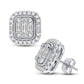 10K 0.42CT DIAMOND EARRING