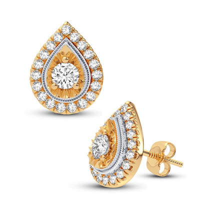 10K 0.50CT DIAMOND EARRING