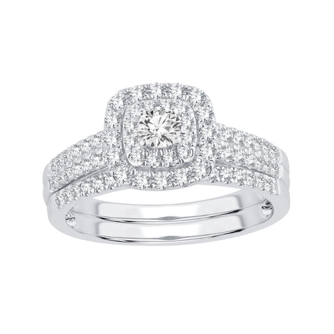 14K 0.63ct Diamond Bridal Ring