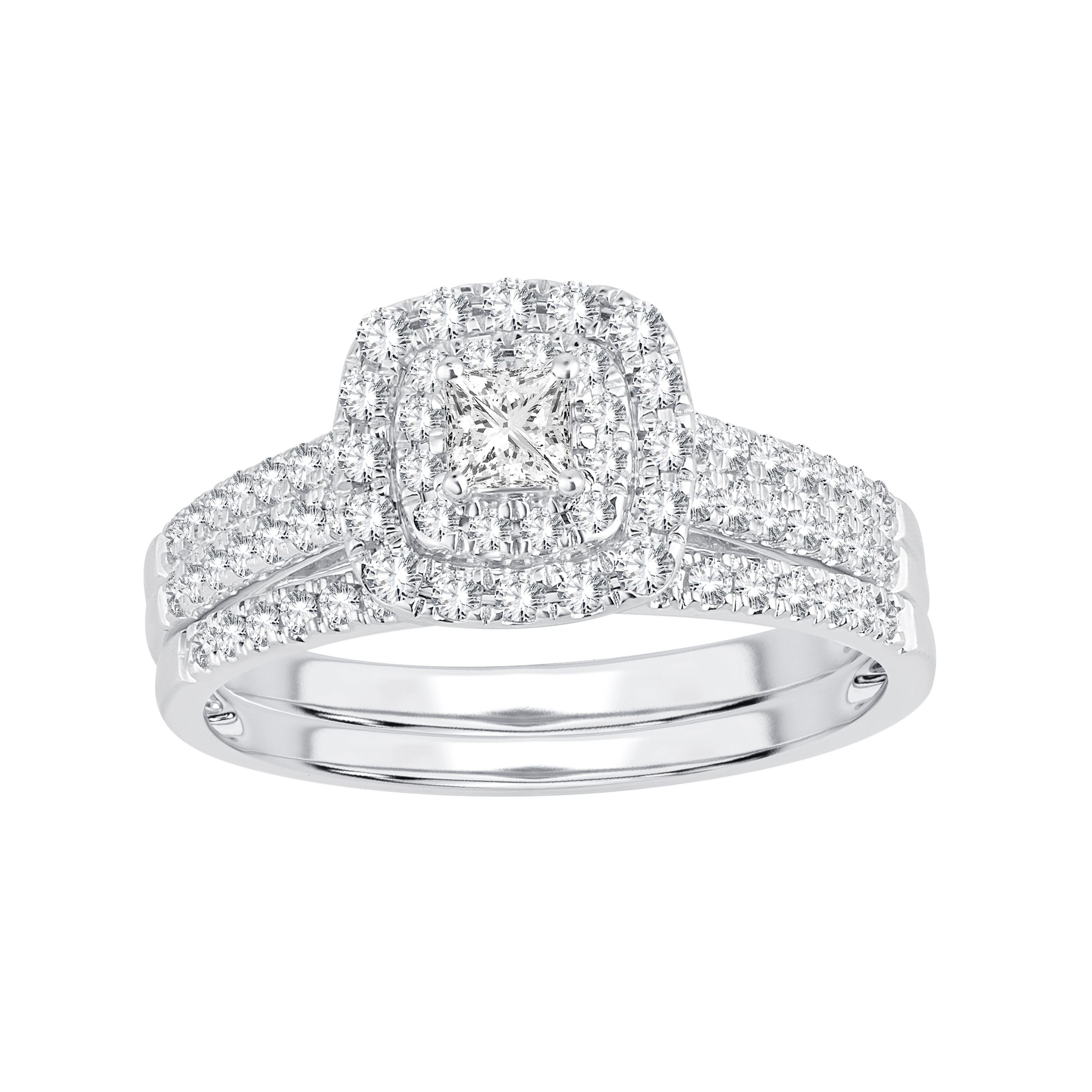 14K 0.64ct Diamond Bridal Ring