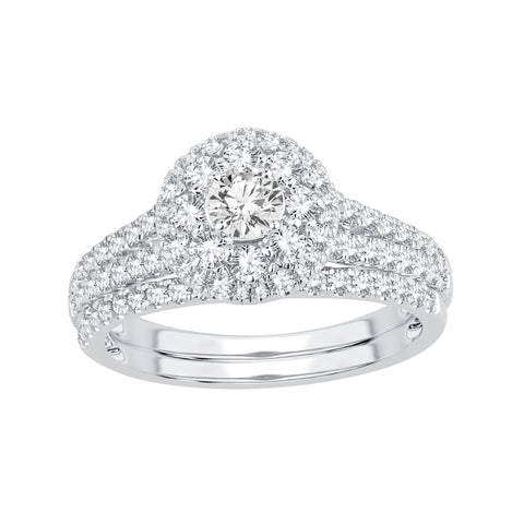 14K 1.19CT Diamond Bridal Ring