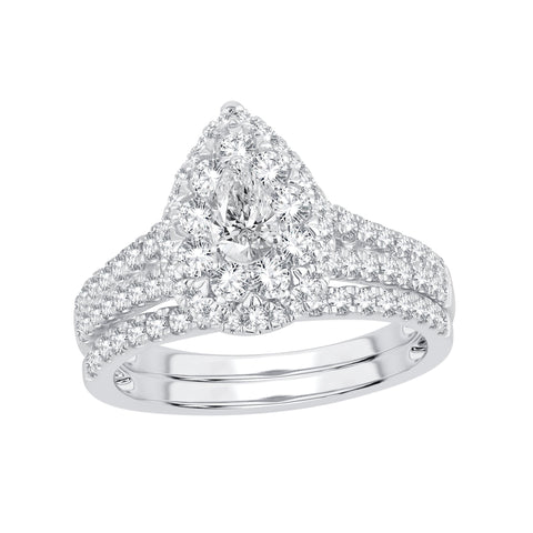 14K 1.17CT Diamond Bridal Ring