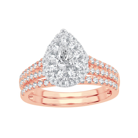 14K 1.15CT Diamond Bridal Ring