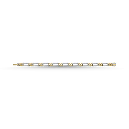 Diamond 1 Ct.Tw. Fashion Bracelet in 10K Two Tone