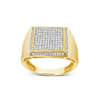 Diamond Ring .50 CTW Round Cut 10K Yellow Gold