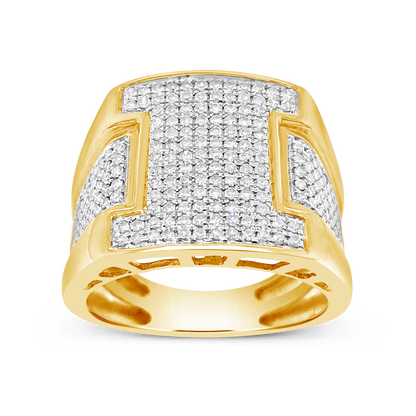 Diamond Ring 1 CTW Round Cut 10K Yellow Gold