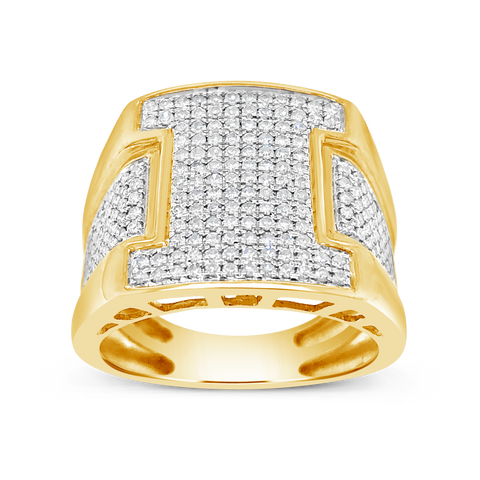 Diamond Ring 1 CTW Round Cut 10K Yellow Gold