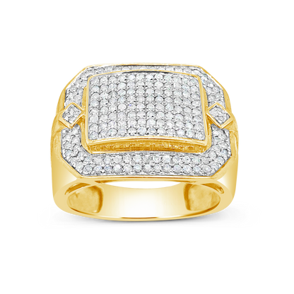 Diamond Ring 1 CTW Round Cut 10K Yellow Gold