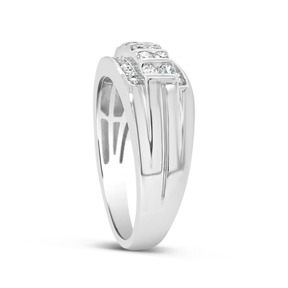 Diamond Ring .50 CTW Round Cut 10K Whiite Gold