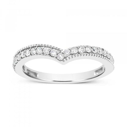 Diamond Band .25 CTW Round Cut 14K White Gold