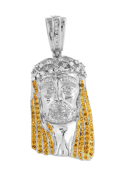 10KW 1.35CTW WD+YD FANCY JESUS HEAD