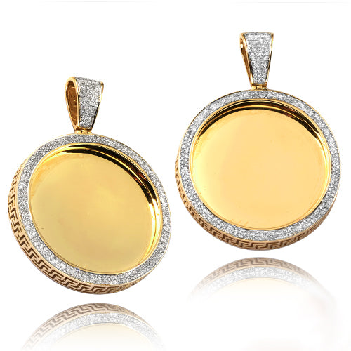 10KY 0.60CTW MICROPAVE DIAMOND MEMORY PENDANT