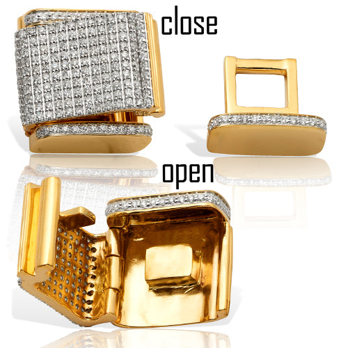 10KY 1.75CTW DIAMOND LOCK FOR MIAMI CUBAN - 19MM