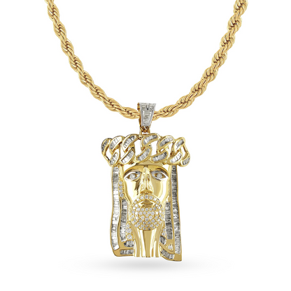 DIAMOND PENDANT 1.99CT 10K YELLOW GOLD