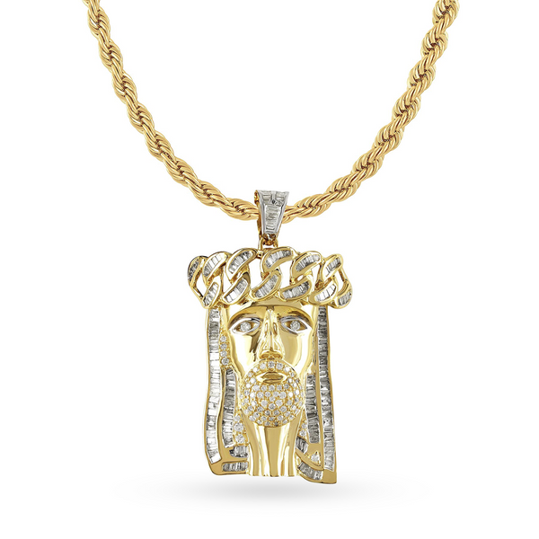 DIAMOND PENDANT 1.99CT 10K YELLOW GOLD