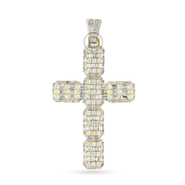 DIAMOND PENDANT 2.59 CT 10K YELLOW GOLD