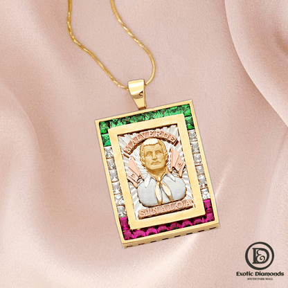 GOLD PENDANT MALVERDE 14K YELLOW GOLD
