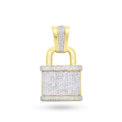 DIAMOND PENDANT 1.06 CT 10K YELLOW GOLD
