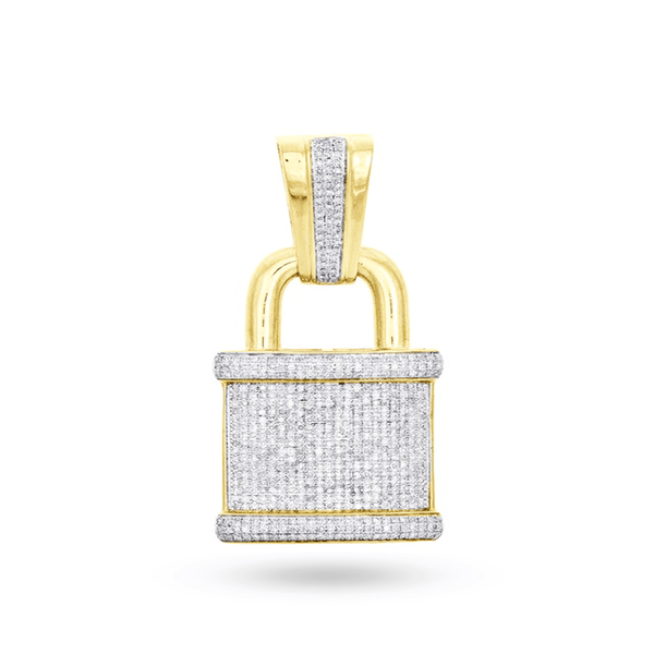 DIAMOND PENDANT 1.06 CT 10K YELLOW GOLD