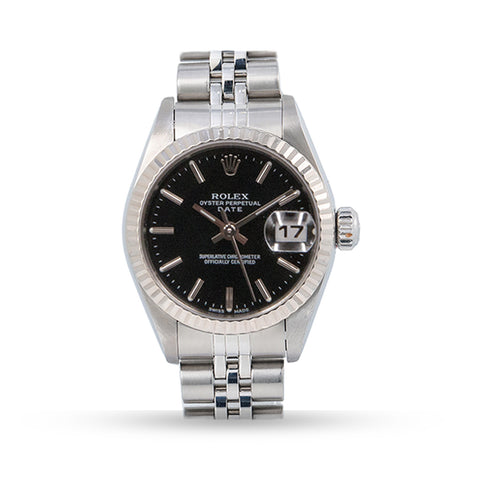 PRE OWNED ROLEX DATE JUST  JUBILEE BAND STAINLESS