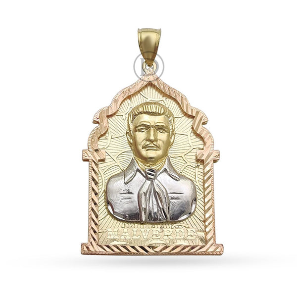 14K Yellow Gold Malverde Pendant