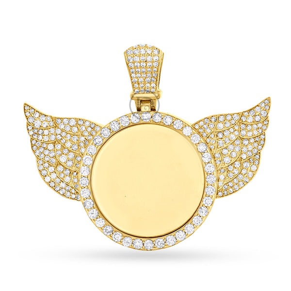 10K Yellow Gold Memory Pendant with 2.28CT Diamonds