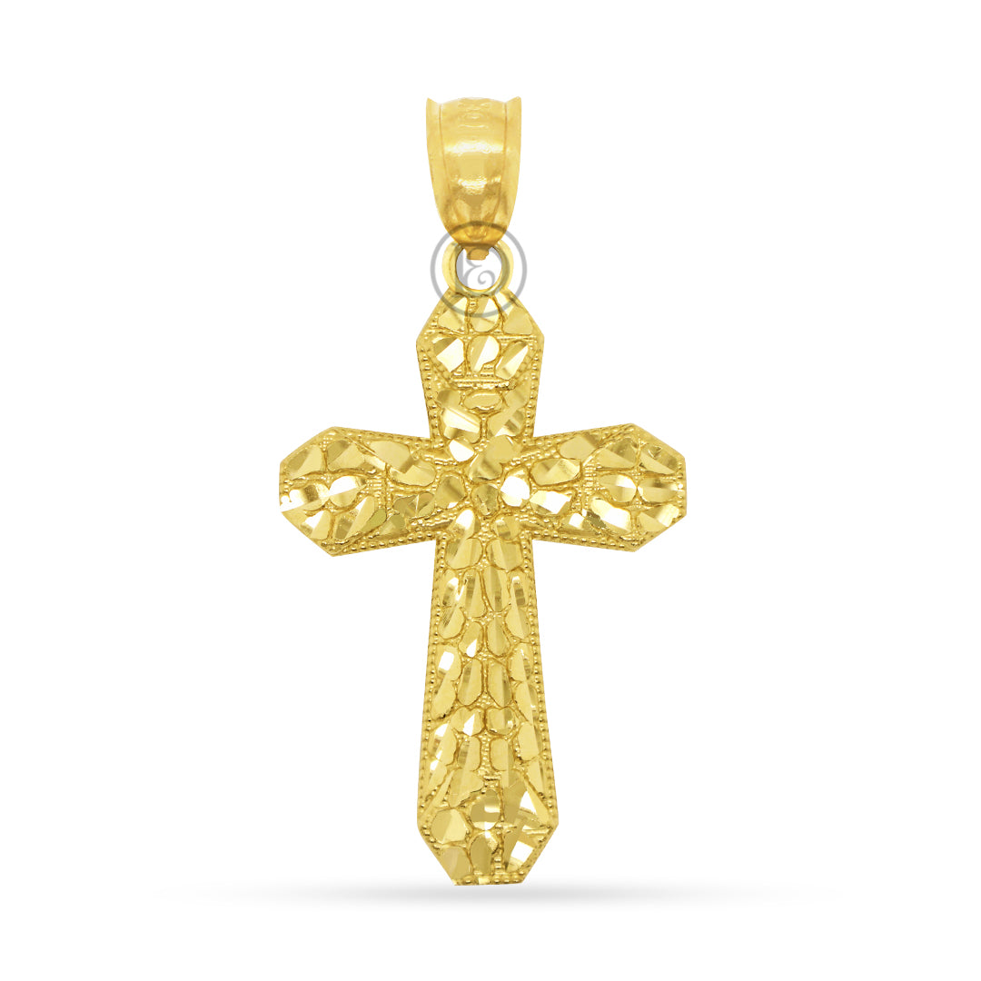 10k gold cross pendant