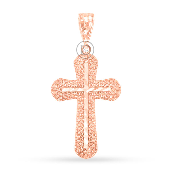 10k yellow gold cross pendant