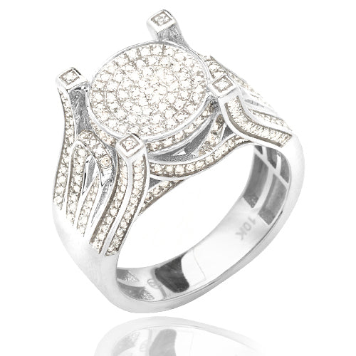 10KW 0.65CTW MICROPAVE DIAMOND 4-PRONG ROUND DISC