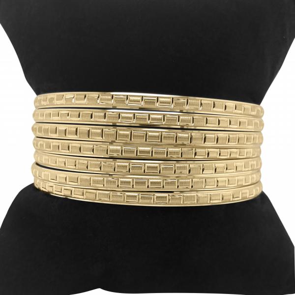 7 10K Gold Bangles