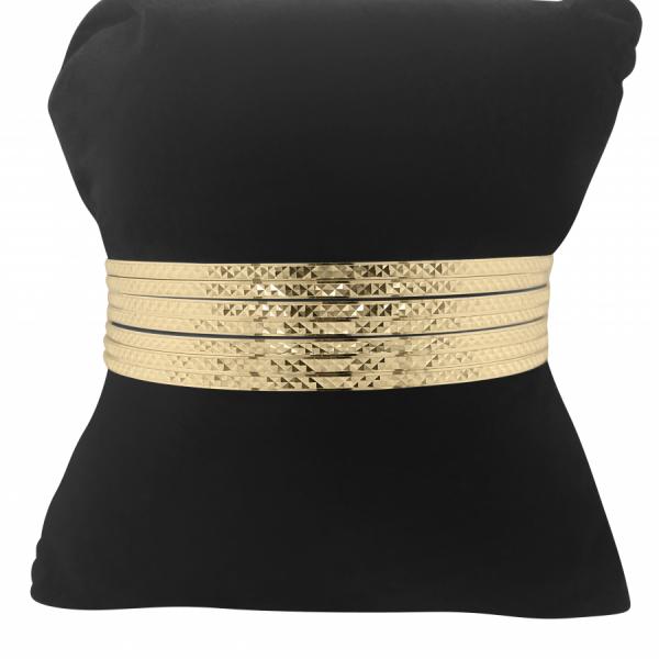 7 10K Gold Bangles