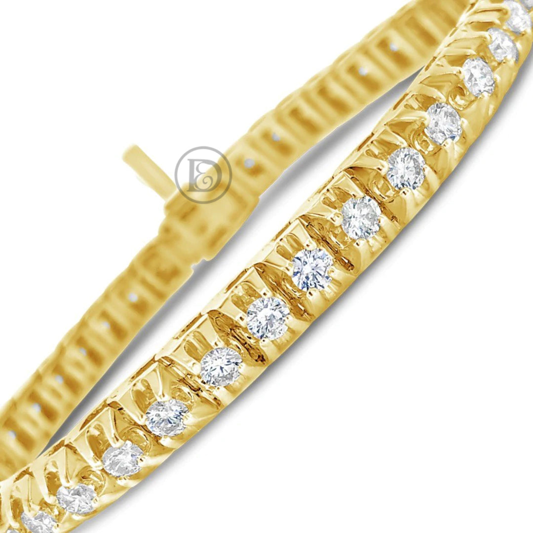 3 CT TDW Diamond Alternate Mounting Bracelet in 10k Yellow Gold - 7.5 in. -  CBG003255