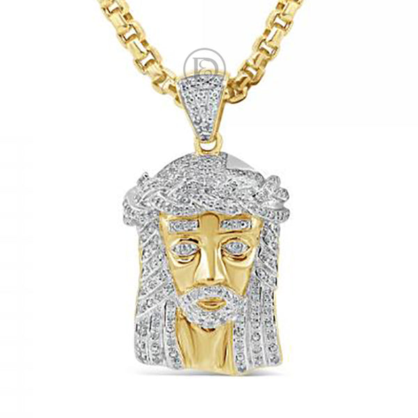 Diamond Pendant .40 CTW Round Cut 10K Yellow Gold