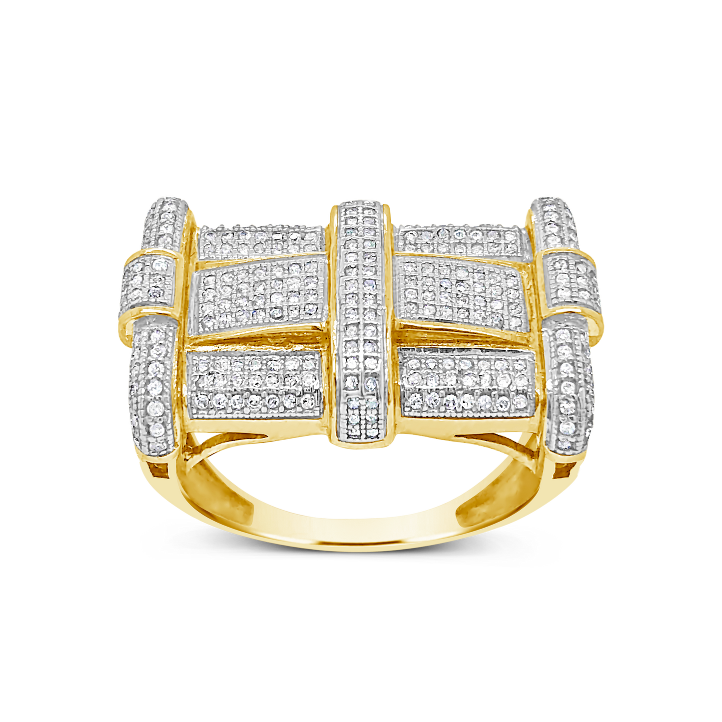 Diamond Ring .66 CTW Round Cut 10K Yellow Gold