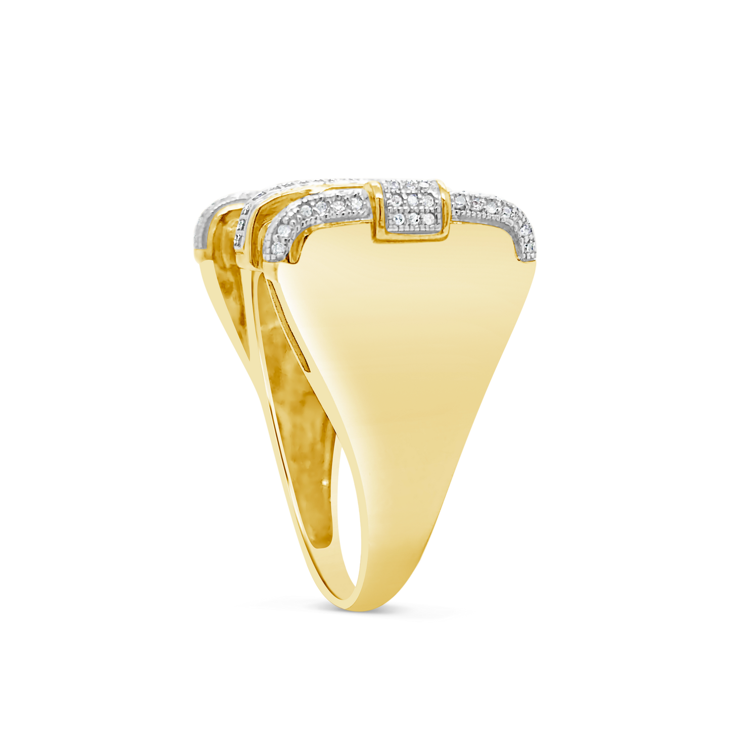 Diamond Ring .66 CTW Round Cut 10K Yellow Gold