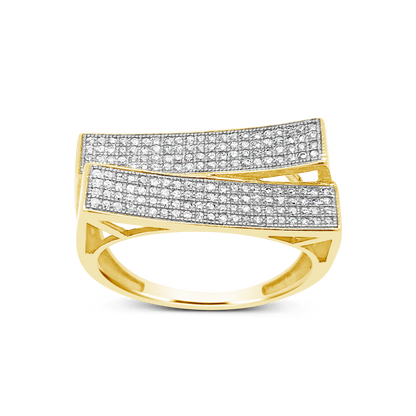 Diamond Ring .50 CTW Round Cut 10K Yellow Gold