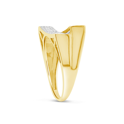 Diamond Ring .50 CTW Round Cut 10K Yellow Gold